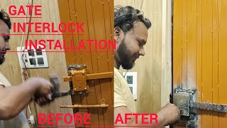 Door Interlock Fitting How To Gate Interlock Installation [upl. by Even]