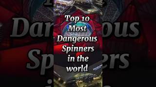 Top 10 most Dangerous spinners in the world top10 shorts spinner cricket [upl. by Elac744]