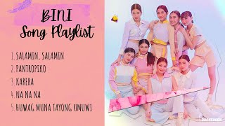 BINI Song Playlist [upl. by Gnilyam]