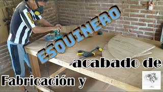 Construcción y acabado de esquinero quotCorner construction and finishingquot 🤔  Aries WoodWorking 🔨♈ [upl. by Cass21]