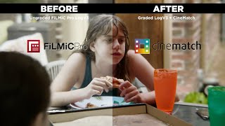 Color Grading FiLMiC PRO LogV3 with CineMatch [upl. by Amalee]