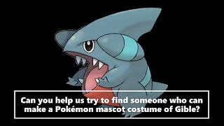 Gible Pokemon Mascot Costume Idea Pokemon Diamond and Pearl [upl. by Angadresma823]