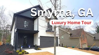 Inside a luxurious modern farmhouse in Smyrna GA near The Battery Atlanta [upl. by Harv]