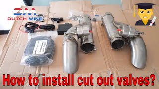 How To Install Vacuum Exhaust Cut Out Valves On Any Car [upl. by Htidirrem]