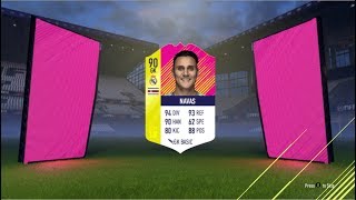 FIFA 18 90 NAVAS PLAYER REVIEW  TOTM KEYLOR NAVAS  FIFA 18 ULTIMATE TEAM [upl. by Esther]