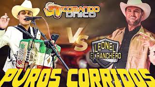 Comando Unico ft Leonel El Ranchero  Rancheras En Vivo  Mix De Corridos [upl. by Jepson]