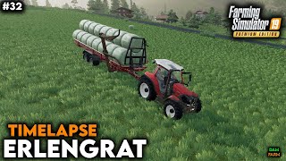 Silage bale sales canola harvesting amp canola sales by train  FS19 Timelapse Erlengrat  32 [upl. by Ahsital]