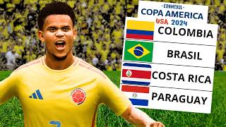 JUEGO LA COPA AMERICA 2024 CON COLOMBIA [upl. by Ardiedak]