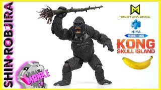 Hiya Toys Exquisite Basic Kong Skull Island  Kong 2017  Figure Review [upl. by Trow264]