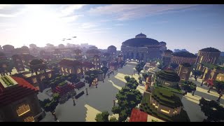 NABOO  Theed showcase  Minecraft 1122 [upl. by Ahseim]