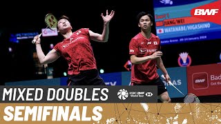 PETRONAS Malaysia Open 2024  JiangWei CHN 5 vs WatanabeHigashino JPN 2  SF [upl. by Merrell]