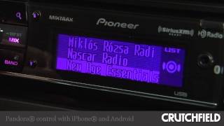 Pioneer DEHX9500BHS Car Receiver Demo  Crutchfield Video [upl. by Gaylene337]