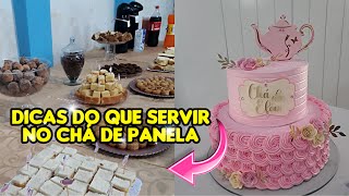 COMIDINHAS PARA SERVIR NO CHÁ DE PANELA  CHÁ DE CASA NOVA [upl. by Hightower386]