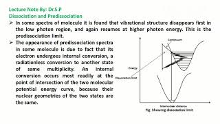 Dissociation and Predissociation [upl. by Kennard795]
