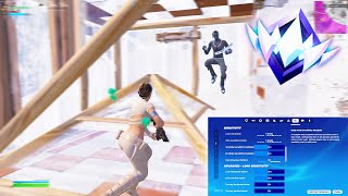 Perfect Piece Control 🧩 🎮  The BEST Chapter 5 Season 2 Controller Fortnite Settings PS5XBOXPC [upl. by Ettezil]