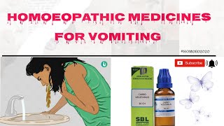 Homeopathic medicine for Vomiting  arsenicalbum nuxvomica phosphorous homeopathy bhms [upl. by Ennairac756]