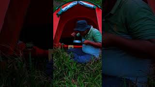 Solo camping heavy rain and storms sleeping in a tent is very comfortable and relaxing asmr [upl. by Wade691]