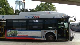 WMATA Metrobus 2022 New Flyer Xcelsior XD40 Bus 4640 on Red Line Shuttle [upl. by Slater331]