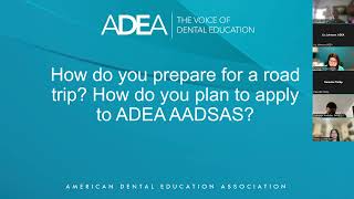 Planning a StressFree ADEA AADSAS® Application Webinar [upl. by Nema]