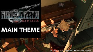 Cloud plays quotMain Theme of Final Fantasy VIIquot  Final Fantasy VII Rebirth [upl. by Rellim]