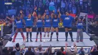 Team RAW vs Team Smackdown with Finishers [upl. by Roscoe]