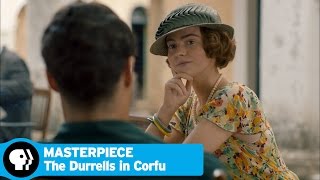 THE DURRELLS IN CORFU on MASTERPIECE  Episode 2 Scene  PBS [upl. by Enillebyam]