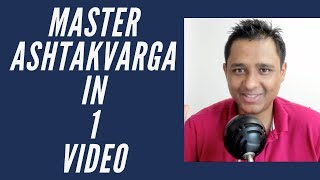 MASTER ASHTAKVARGA IN 1 VIDEO with examples  Astrology Basics 129 [upl. by Halie]