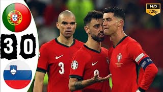 Portugal vs Slovenia 00  PEN 30  Resumo  Highlights  UEFA Euro 2024 [upl. by Dolora940]