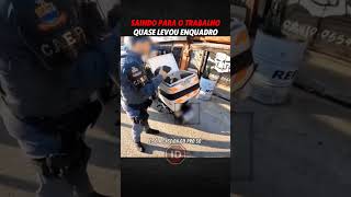 A POLICIA DE UM SUSTO NO MOTOQUEIRO policia motovlog [upl. by Bradford]