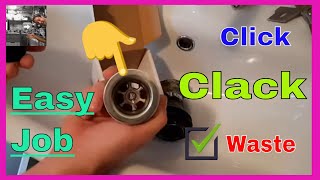 Watch this before you install a Click Clack waste for your bathroom sink [upl. by Onailimixam]