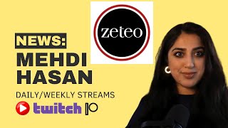 Mehdi Hasan launches new media company ZETEO NEWS [upl. by Ahkihs]