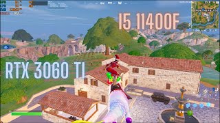 RTX 3060 ti  Intel i5 11400F Fortnite chapter 5 season 1 gameplay Performance mode [upl. by Enelyar733]