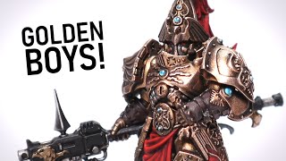 Speed Painting 40k ADEPTUS CUSTODES Its Warhammer Graham [upl. by Viquelia778]