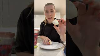 Air fryer boiled eggs is the only way whatieat airfryerrecipes shorts [upl. by Frodin398]