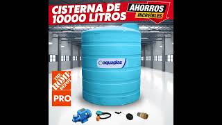 CISTERNA DE 10000 LITROS AQUAPLAS DE VENTA EN HOME DEPOT PUEBLA Y TLAXCALA [upl. by Ovatsug15]