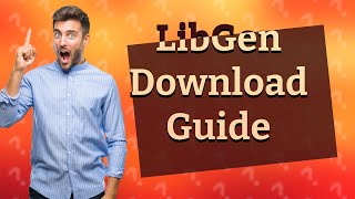 How to download from lib gen [upl. by Purpura]