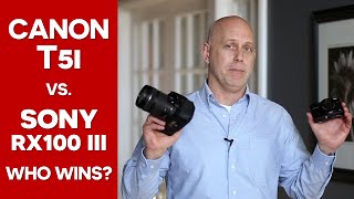 Sony RX100 Mark III versus Canon T5i [upl. by Sinnod]