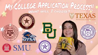 My experience applying to Texas Universities apply acceptance denial scholarships and MORE [upl. by Dowling916]