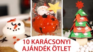 1010 Karácsonyi Ajándék Ötlet DIY  INSPIRACIOKHU  Csorba Anita [upl. by Ijnek]