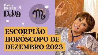 ESCORPIÃƒO  DEZEMBRO de 2023 MÃRCIA FERNANDES faz PREVISÃ•ES para o SIGNO [upl. by Matronna]