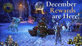 Favorite Motif in Store ESO Crown Showcase  Login Rewards December Review [upl. by Rahel609]