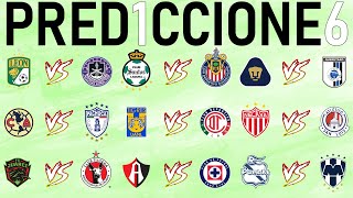 🔥PREDICCIONES JORNADA 16 APERTURA 2024 LIGA MX [upl. by Burget261]