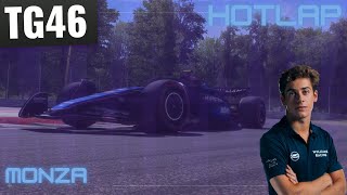 Monza Hotlap with Franco Colapinto [upl. by Tennek]