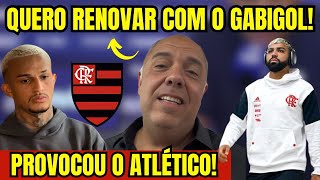 QUERO RENOVAR COM O GABIGOL PROVOCOU O ATLÉTICO FLA COM A MÃO NO TROFÉU REVELOU BASTIDORES [upl. by Racklin]