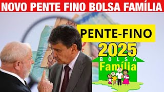 BOLSA FAMÍLIA VAI PASSAR POR UM NOVO PENTE FINO GOVERNO EMITE COMUNICADO ✅ [upl. by Aduh313]