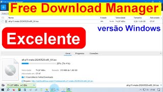 Free Download Manager Windows Poderoso e moderno acelerador de download e organizador EXCELENTE [upl. by Ealasaid]