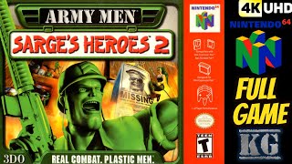 Army Men Sarges Heroes 2 N64 Gameplay Walkthrough FULL GAME 4K60ᶠᵖˢ UHD🔴 [upl. by Minette]