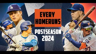 EVERY HOMERUNS LA vs METS  POSTSEASON 2024 mlb baseball dodgers mets sports shoheiohtani [upl. by Orola]