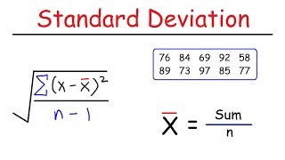 How To Calculate The Standard Deviation [upl. by Bascio829]