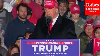 NEW Trump Holds Pennsylvania Campaign Rally After Iran Launches Drone Strikes On Israel  Full [upl. by Noonberg]